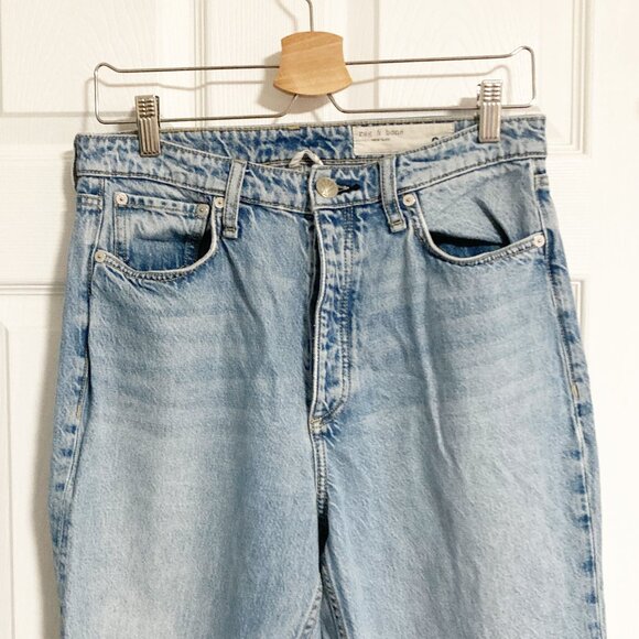 Rag & Bone Alex High Rise Straight Jean Lucy Wash Size 29 - Picture 3 of 10